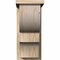Ekena Millwork Ridgewood Rough Sawn Corbel w/Backplate, Douglas Fir, 8"W x 14"D x 18"H COR08X14X18RID01RDF - alternate 3